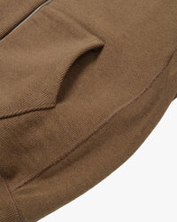 Wonder Looper 825gsm Double Heavyweight French Terry Iron Mordant Foxfibre® Zip Hoodie - Coyote 80 | Wonder Looper Sweaters & Knitwear | JEANSTORE