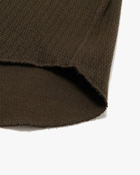 Wonder Looper Cashmere Blend Honeycomb L/S Henley - Khaki