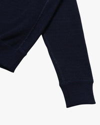 Wonder Looper Pullover Crewneck - Real Indigo Blanket Striped French Terry | Wonder Looper Sweaters & Knitwear | JEANSTORE