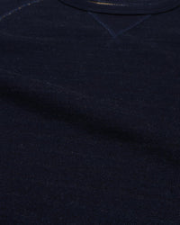 Wonder Looper Pullover Crewneck - Real Indigo Blanket Striped French Terry | Wonder Looper Sweaters & Knitwear | JEANSTORE