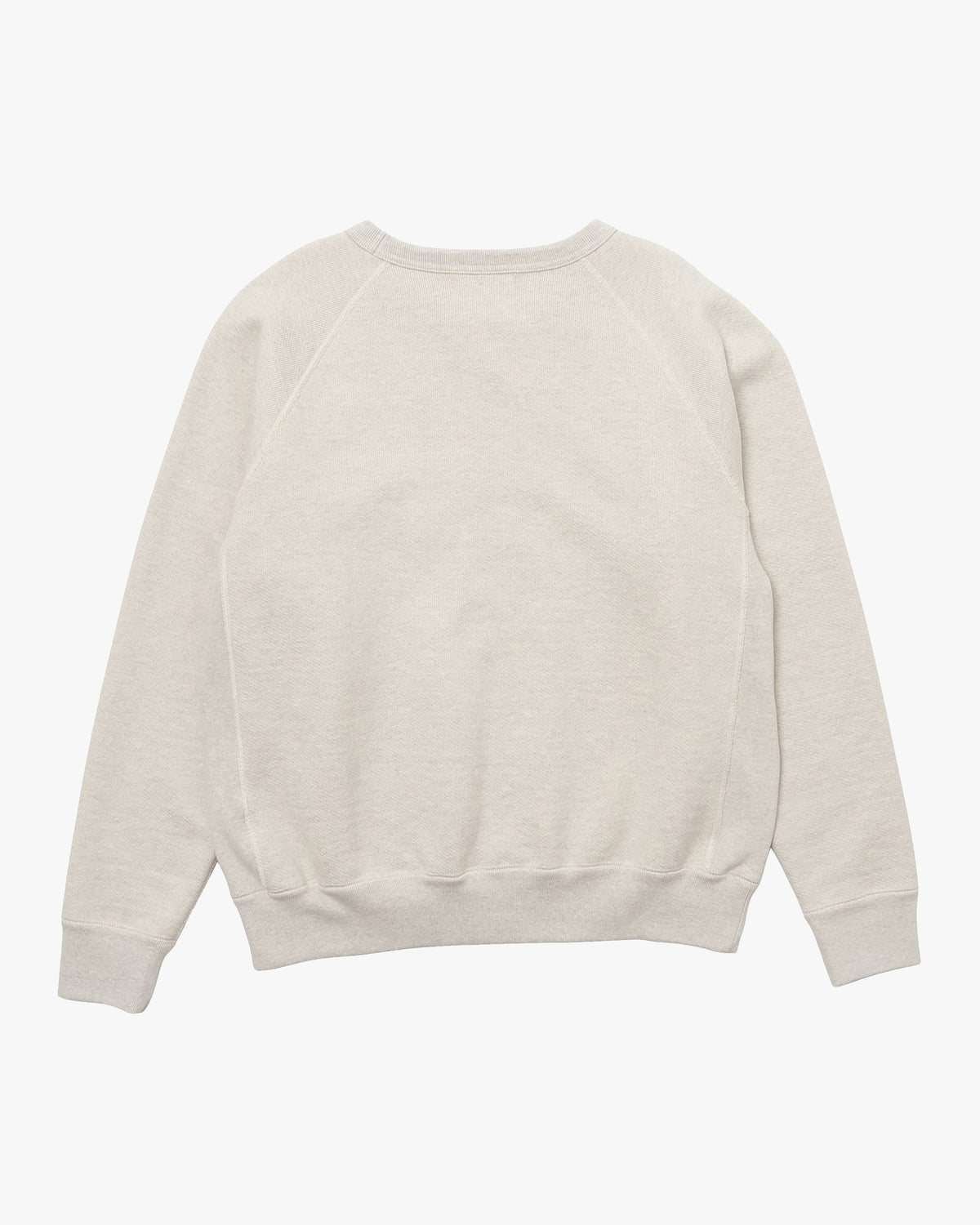 Wonder Looper 876gsm Double Heavyweight French Terry Pullover Crew Neck - Oatmeal