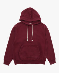 Wonder Looper 876gsm Double Heavyweight French Terry Pullover Hoodie - Burgundy