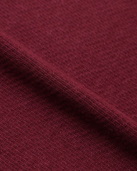 Wonder Looper 876gsm Double Heavyweight French Terry Pullover Hoodie - Burgundy
