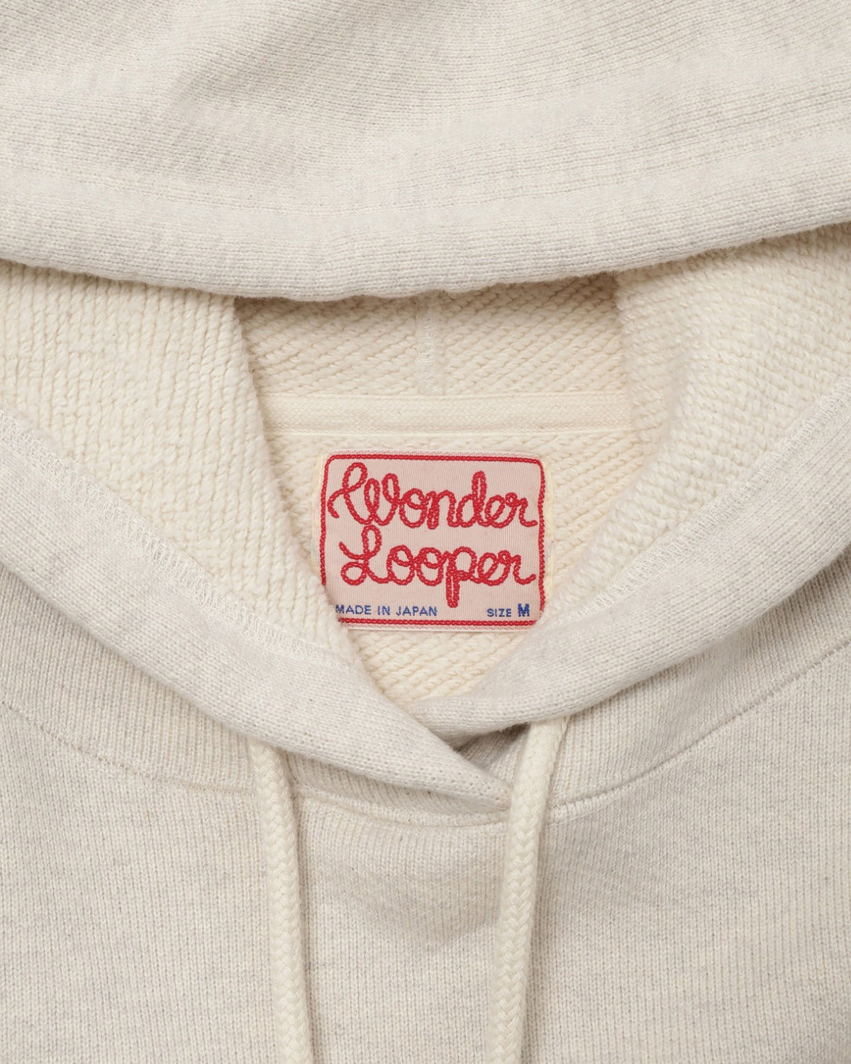 Wonder Looper 876gsm Double Heavyweight French Terry Pullover Hoodie - Oatmeal