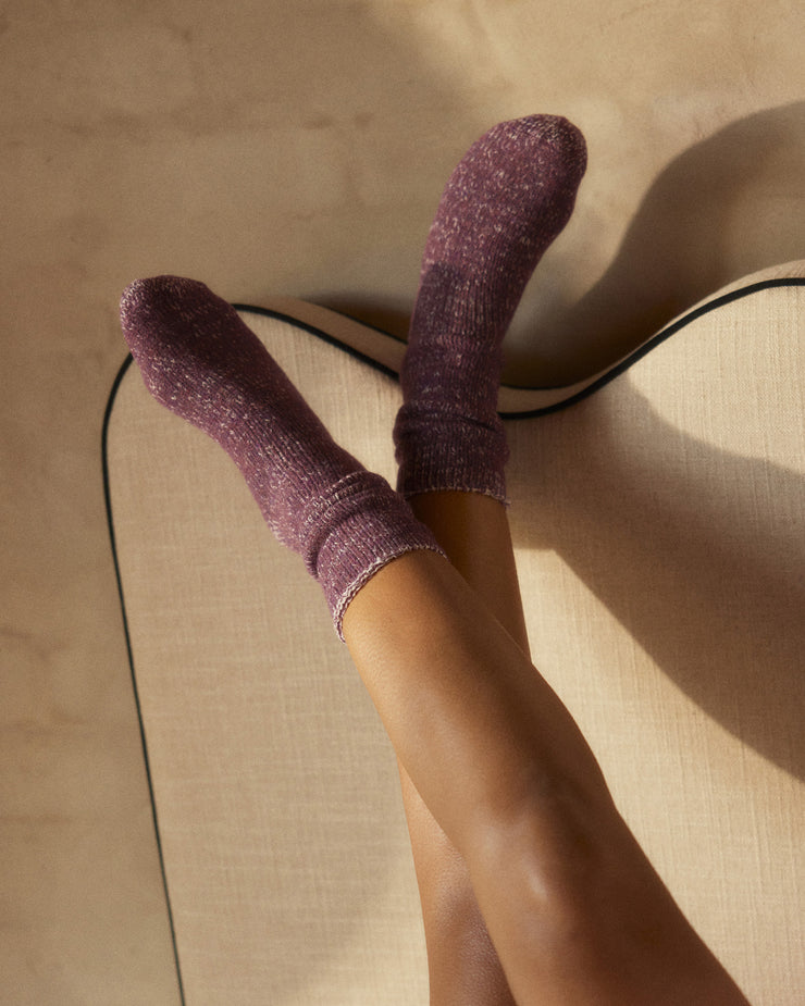Thunders Love Wool Collection Recycled Socks - Purple