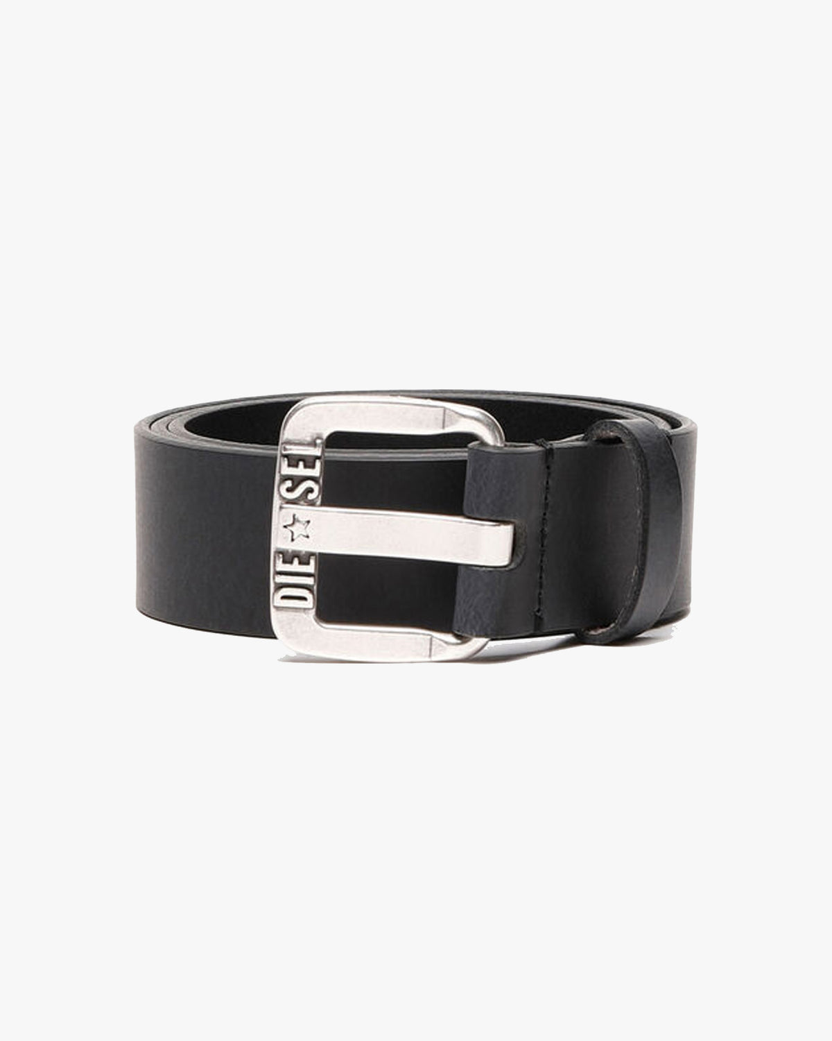 Diesel B-Star II Leather Belt - Black