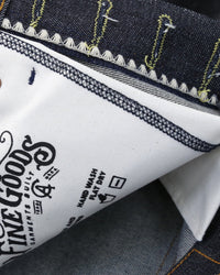 Railcar Fine Goods Spikes Slim Tapered Mens Jeans - X100 15oz Japanese Dark Indigo Selvedge | Railcar Fine Goods Jeans | JEANSTORE