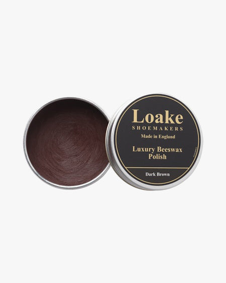 Loake Shoemakers Luxury Beeswax Polish - Dark Brown
