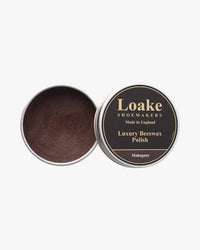 Loake Shoemakers Luxury Beeswax Polish - Mahogany | Loake Shoemakers Garment Care | JEANSTORE