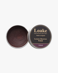 Loake Shoemakers Luxury Beeswax Polish - Oxblood | Loake Shoemakers Garment Care | JEANSTORE