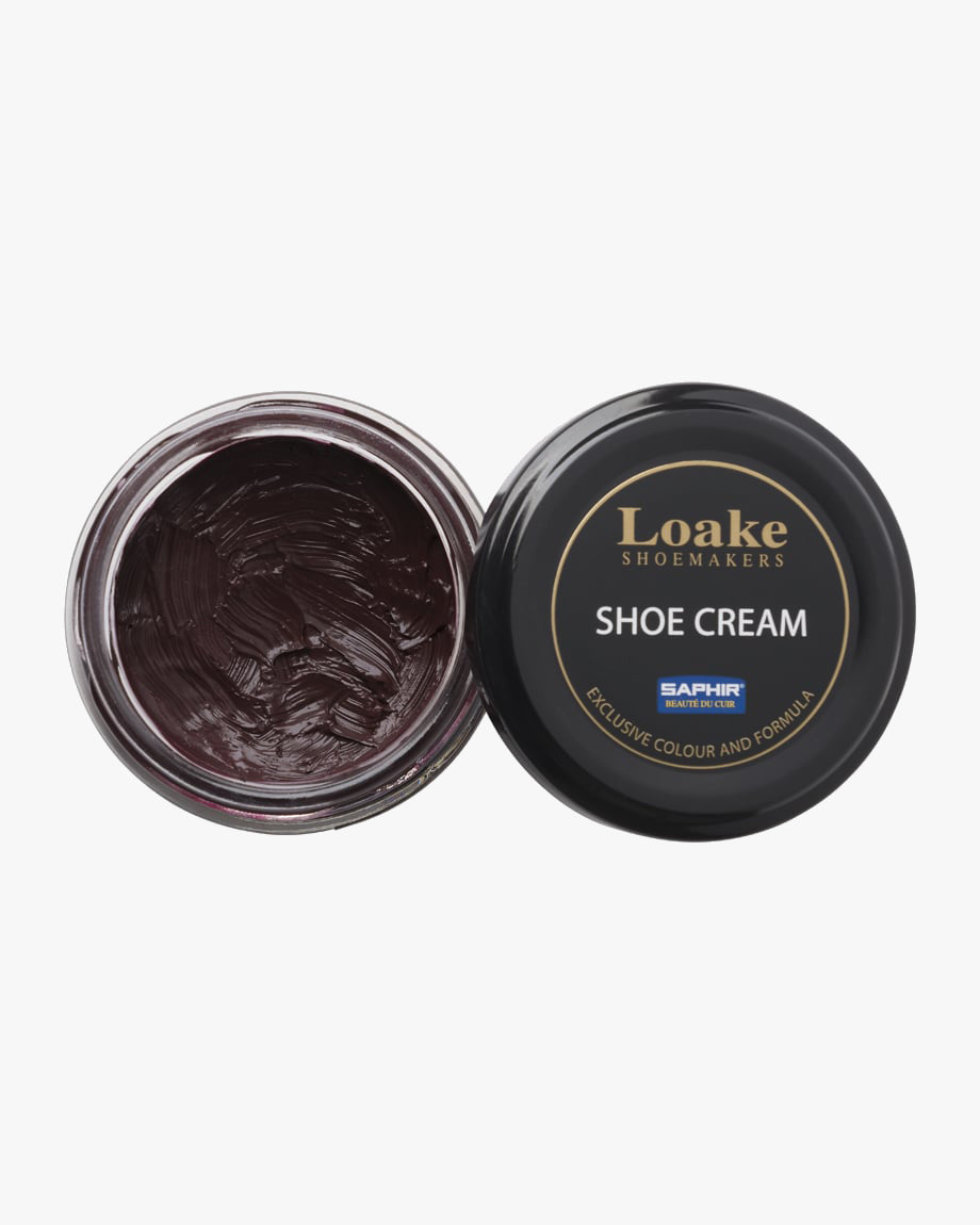 Loake Shoemakers Saphir Shoe Cream - Burgundy / Oxblood | Loake Shoemakers Garment Care | JEANSTORE