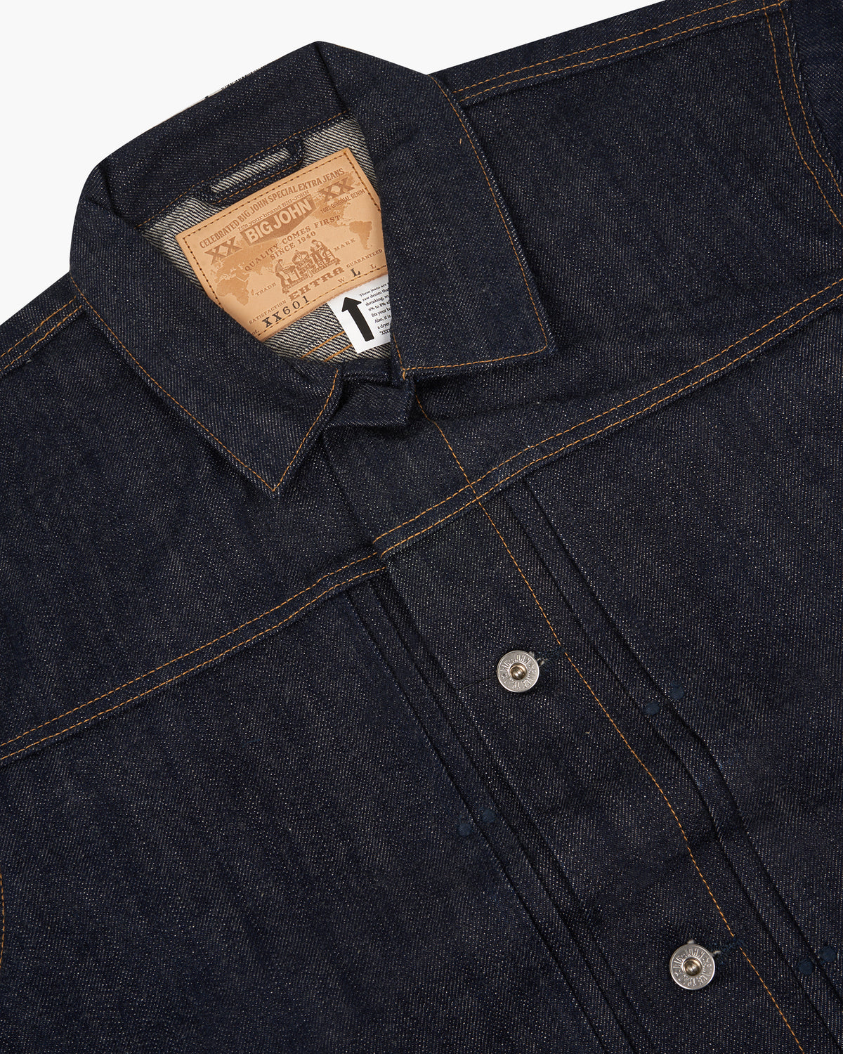 Big John XXXX-Extra XX601 Denim Jacket - 15.8oz Unsanforized Selvedge Denim | Big John Jackets & Coats | JEANSTORE