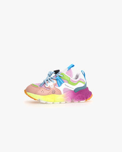Flower Mountain Kids Yamano 3 E-Calf & Mesh - Grey / Violet / Light Green