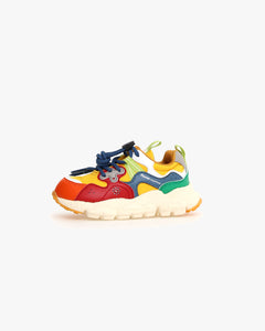Flower Mountain Kids Yamano 3 E-Calf & Nylon - Orange / Citrus / Cuoio