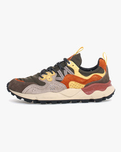 Flower Mountain Yamano 3 Suede & Nylon - Grey / Yellow