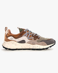 Flower Mountain Yamano 3 Suede & Nylon - Grey / Onion | Flower Mountain Trainers | JEANSTORE