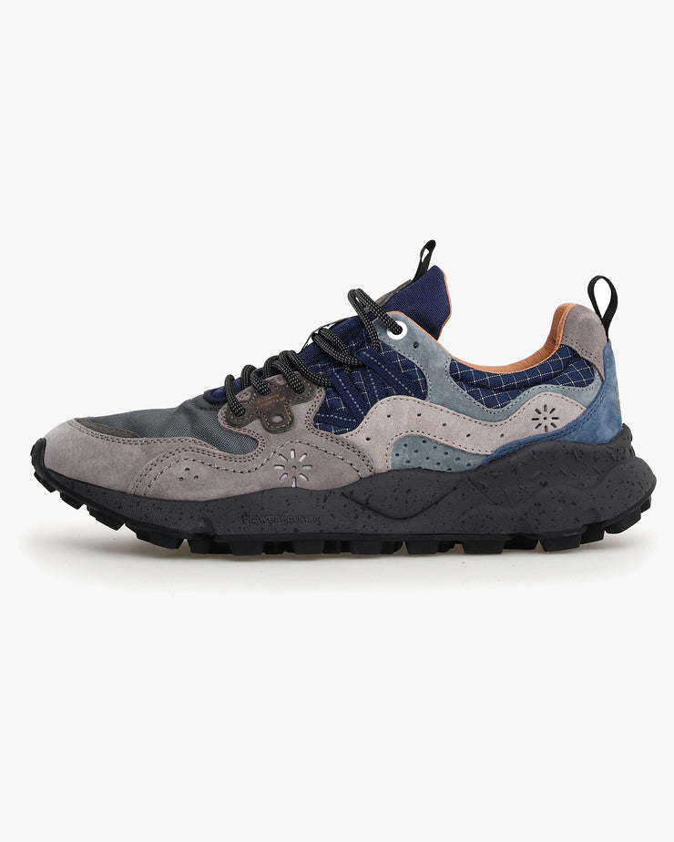 Flower Mountain Yamano 3 Suede & Cordura - Grey / Navy | Flower Mountain Trainers | JEANSTORE