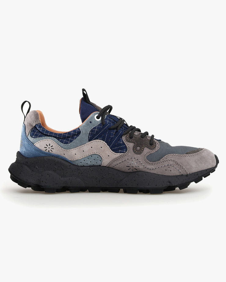 Flower Mountain Yamano 3 Suede & Cordura - Grey / Navy | Flower Mountain Trainers | JEANSTORE