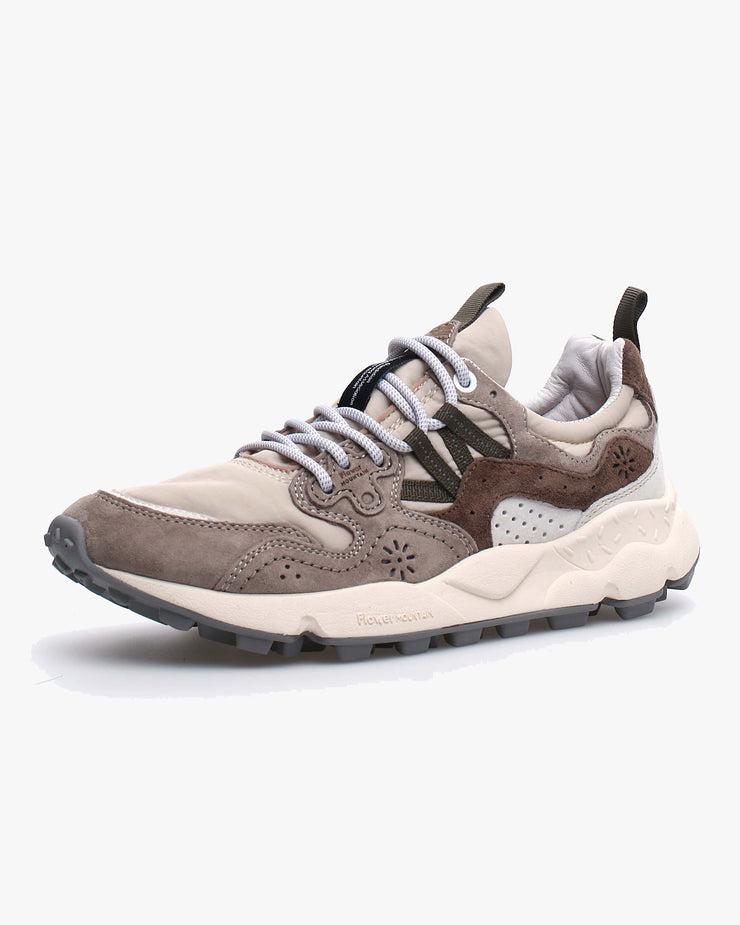 Flower Mountain Yamano 3 Suede & Nylon - Off White / Beige | Flower Mountain Trainers | JEANSTORE