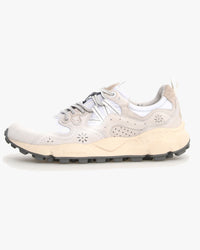 Flower Mountain Yamano 3 Suede & Nylon - White / Off White | Flower Mountain Trainers | JEANSTORE
