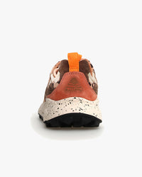 Flower Mountain Womens Yamano 3 Suede Print & Nylon - Beige / Milk / Light Brown | Flower Mountain Trainers | JEANSTORE