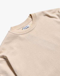 Yonetomi Wave Cotton Knit Pullover - Ecru
