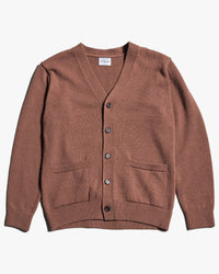 Yonetomi Washable Boumou Merino Wool Cardigan - Light Brown