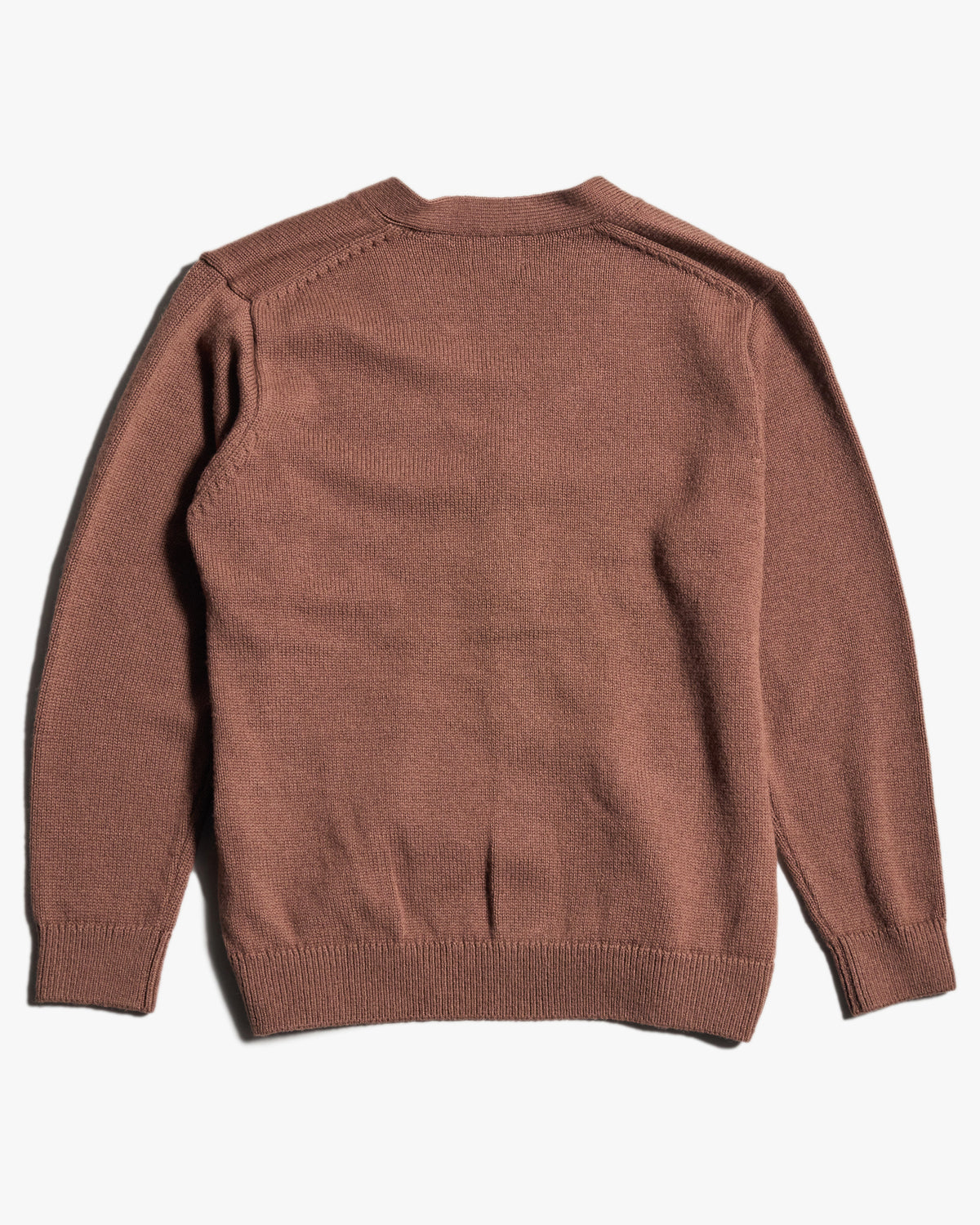 Yonetomi Washable Boumou Merino Wool Cardigan - Light Brown