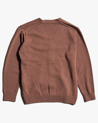 Yonetomi Washable Boumou Merino Wool Cardigan - Light Brown
