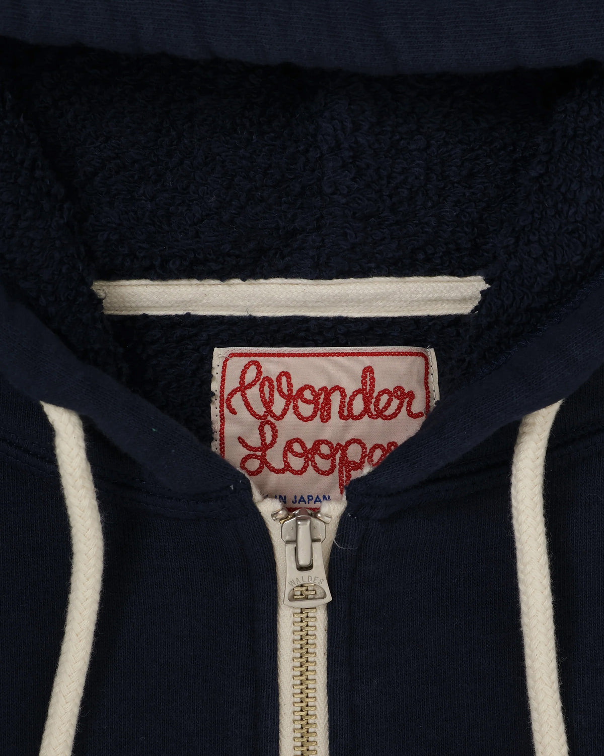 Wonder Looper Super Looper French Terry Zip Hoodie - Navy