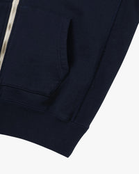 Wonder Looper Super Looper French Terry Zip Hoodie - Navy