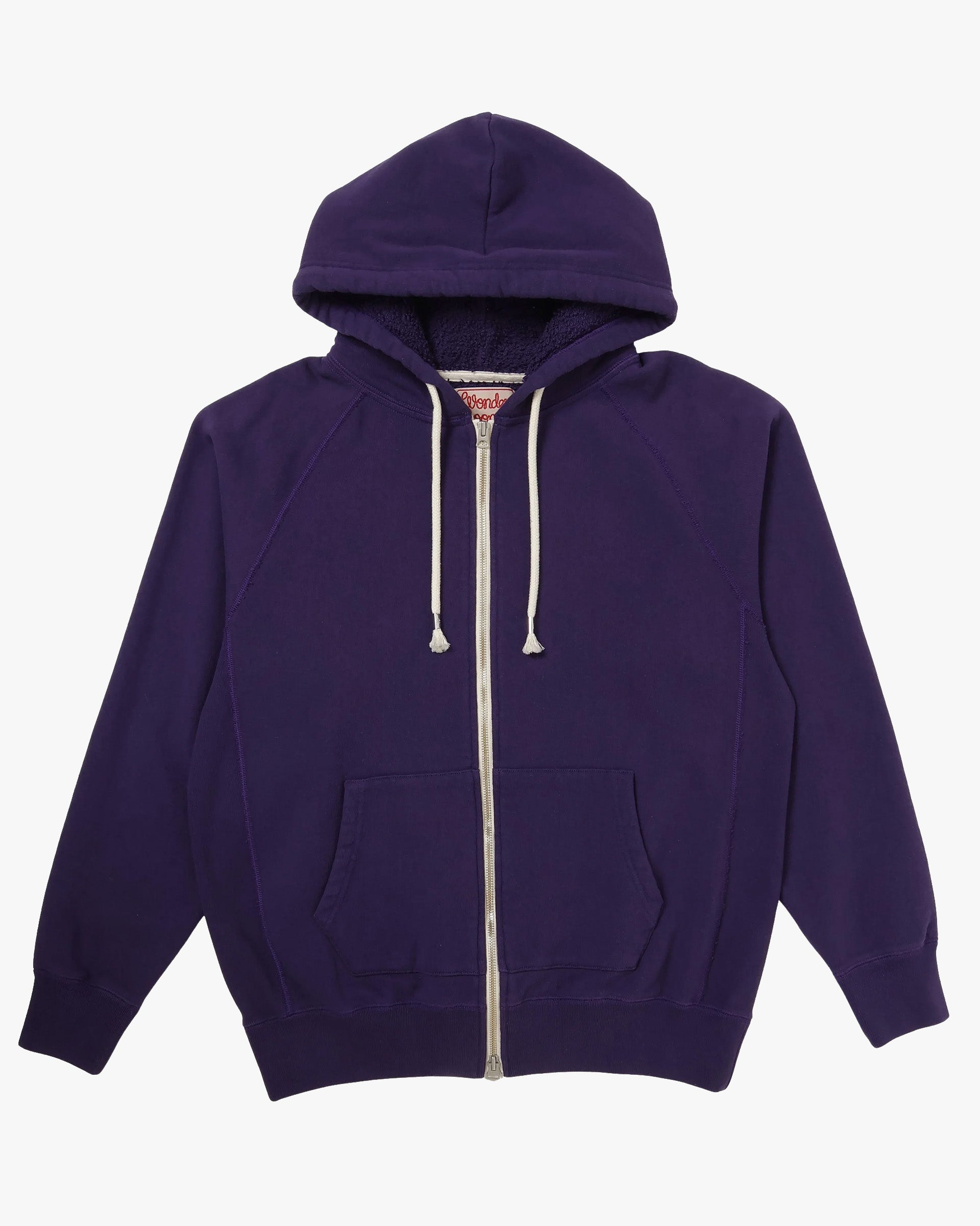 Wonder Looper Super Looper French Terry Zip Hoodie - Purple