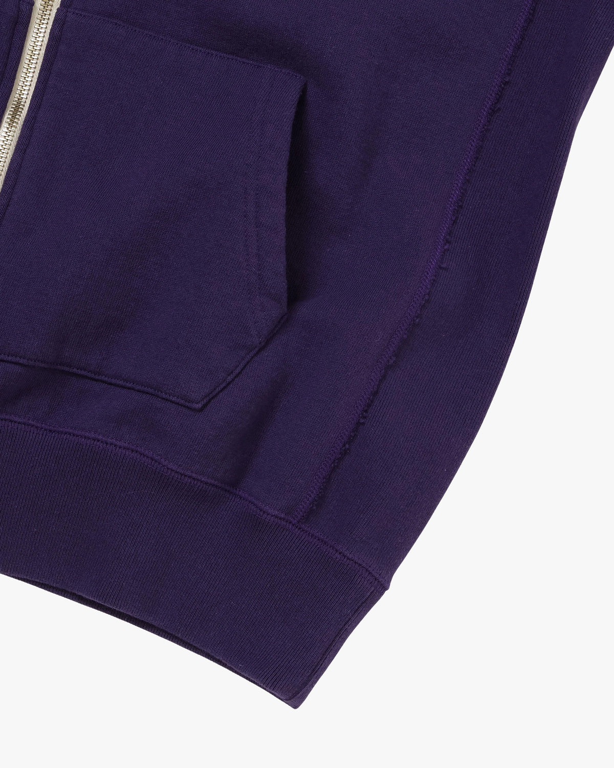 Wonder Looper Super Looper French Terry Zip Hoodie - Purple