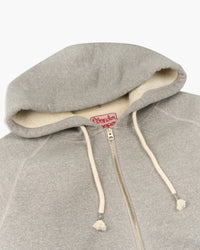 Wonder Looper 876gsm Double Heavyweight French Terry Zip Hoodie - Heather Grey | Wonder Looper Sweaters & Knitwear | JEANSTORE