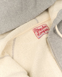 Wonder Looper 876gsm Double Heavyweight French Terry Zip Hoodie - Heather Grey | Wonder Looper Sweaters & Knitwear | JEANSTORE