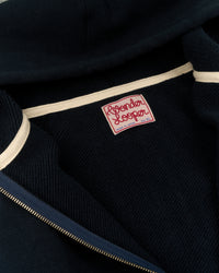 Wonder Looper 876gsm Double Heavyweight French Terry Zip Hoodie - Navy | Wonder Looper Sweaters & Knitwear | JEANSTORE