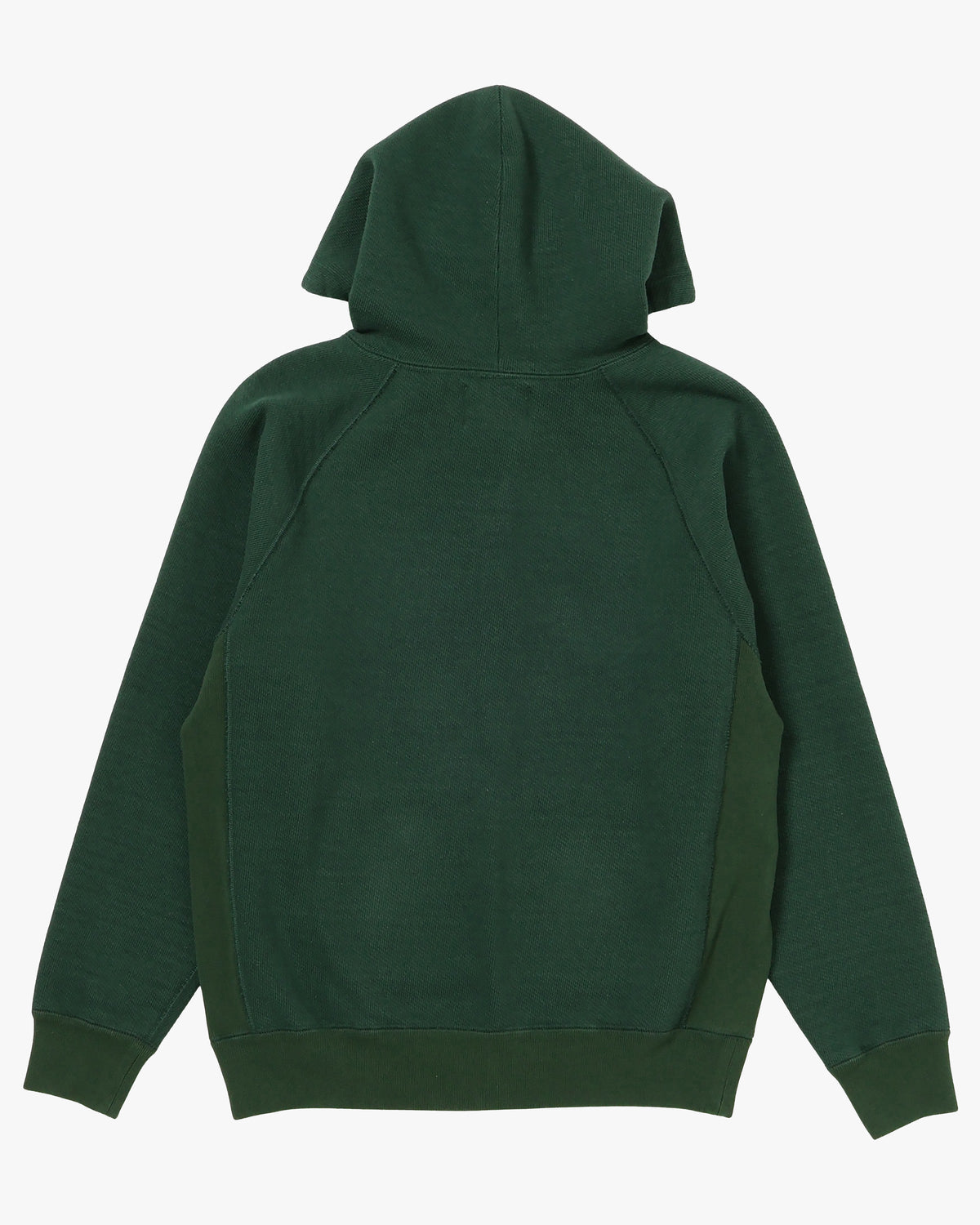 Wonder Looper 876gsm Double Heavyweight French Terry Zip Hoodie - Racing Green