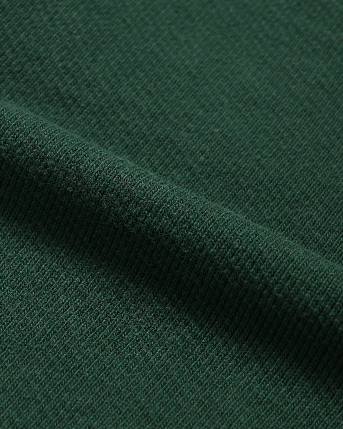 Wonder Looper 876gsm Double Heavyweight French Terry Zip Hoodie - Racing Green