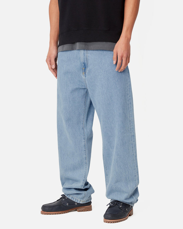 Carhartt WIP Aaron Pant Regular Tapered Mens Jeans - Blue Stone Bleached | Carhartt WIP Jeans | JEANSTORE