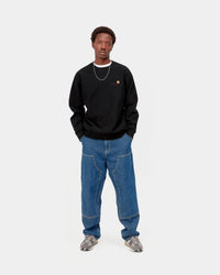 Carhartt WIP American Script Sweat - Black | Carhartt WIP Sweaters & Knitwear | JEANSTORE