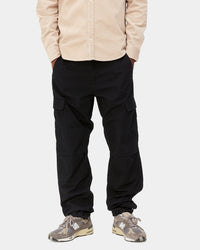 Carhartt WIP Aviation Pant Slim Fit Cargo - Black Rinsed | Carhartt WIP Chinos & Trousers | JEANSTORE