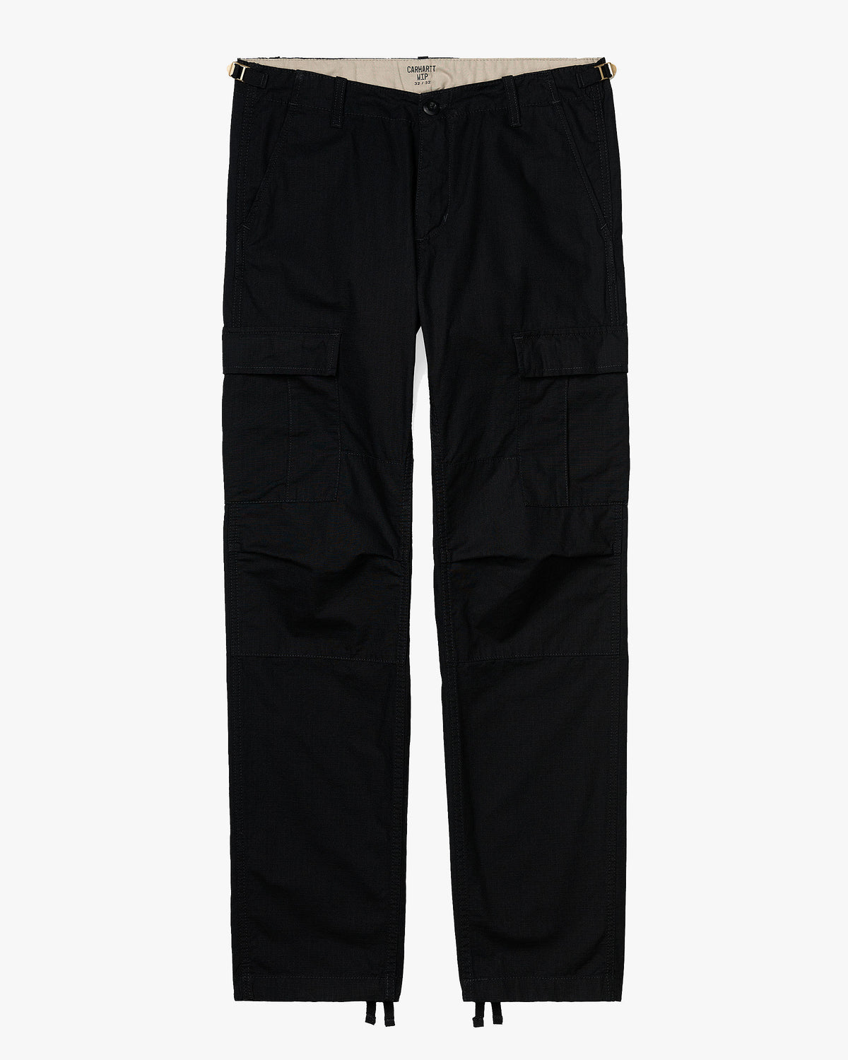 Carhartt WIP Aviation Pant Slim Fit Cargo - Black Rinsed | Carhartt WIP Chinos & Trousers | JEANSTORE