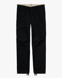 Carhartt WIP Aviation Pant Slim Fit Cargo - Black Rinsed | Carhartt WIP Chinos & Trousers | JEANSTORE