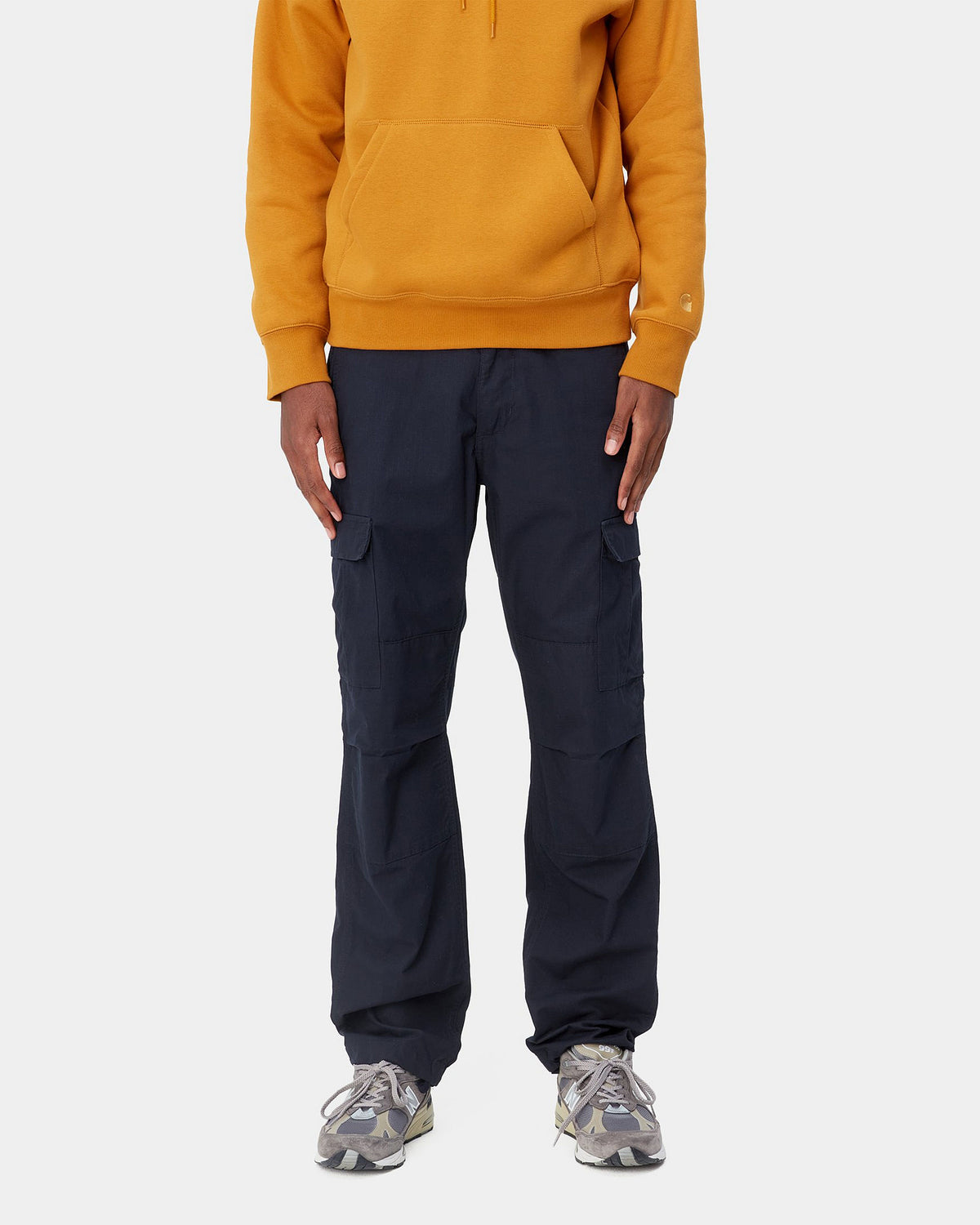 Carhartt WIP Aviation Pant Slim Fit Cargo - Dark Navy Rinsed | Carhartt WIP Chinos & Trousers | JEANSTORE