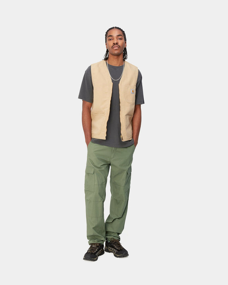 Carhartt WIP Aviation Pant Slim Fit Cargo - Dollar Green Rinsed | Carhartt WIP Chinos & Non-Denim Pants | JEANSTORE