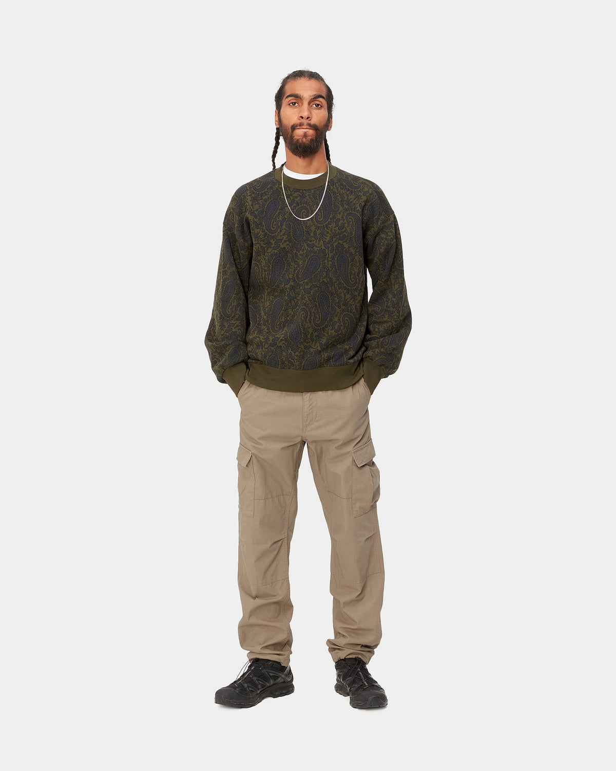 Carhartt WIP Aviation Pant Slim Fit Cargo - Leather Rinsed | Carhartt WIP Chinos & Non-Denim Pants | JEANSTORE