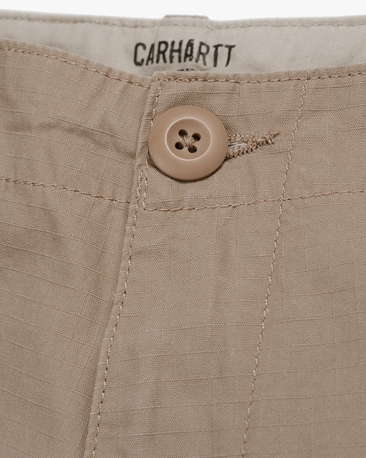 Carhartt WIP Aviation Shorts - Leather Rinsed