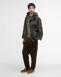 Barbour Heritage Modified Solway Wax Jacket - Olive | Barbour Jackets & Coats | JEANSTORE
