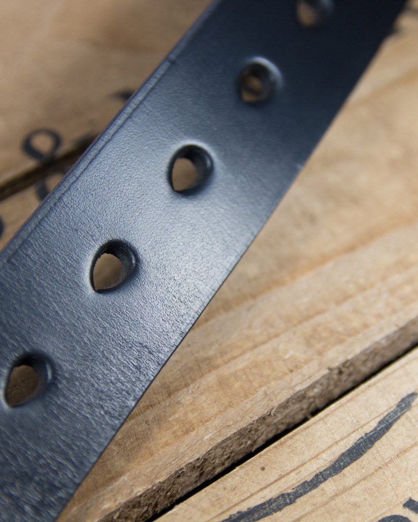 Barnes and Moore Bosun Leather Belt - Black / Black | Barnes and Moore Belts | JEANSTORE