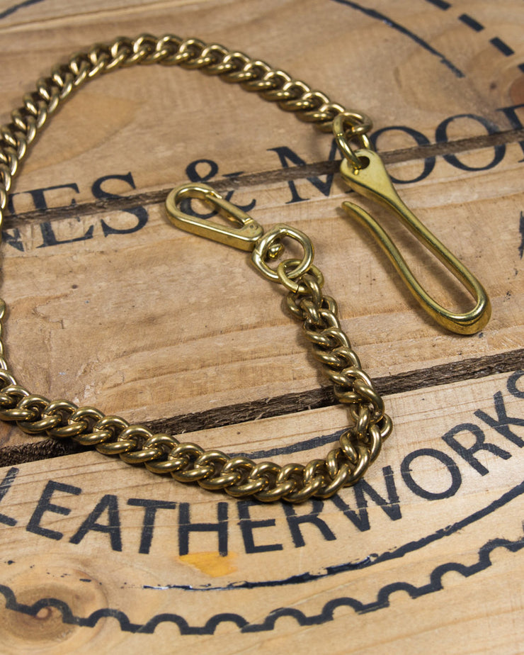 Barnes and Moore Heavy Duty Brass Wallet Tether - Solid Brass
